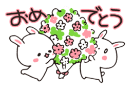 love-rabbit 5 sticker #8326046