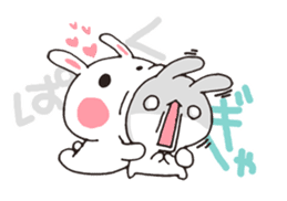 love-rabbit 5 sticker #8326053