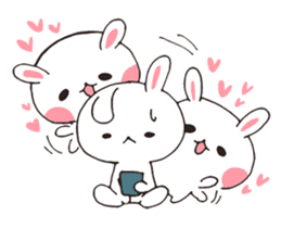 love-rabbit 5 sticker #8326056
