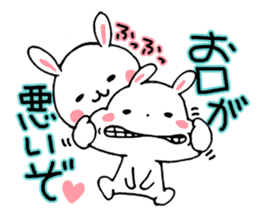love-rabbit 5 sticker #8326057