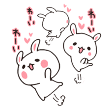 love-rabbit 5 sticker #8326060