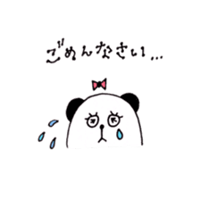 Panda & lovely animals sticker #8326435