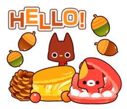 kitchen cats -Autumn Party- sticker #8326868