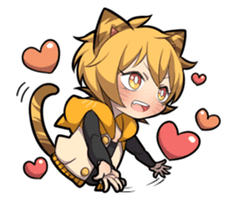 TIGER KITTEN sticker #8327022