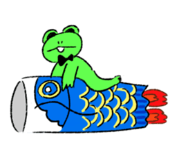 Frog Teacher Sticker2 sticker #8327466