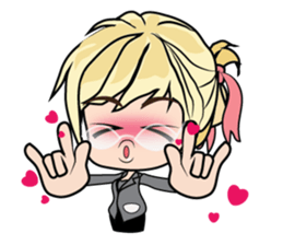 Working women shopping sticker #8327707