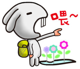 Happy # gray than the rabbit 2 sticker #8328235