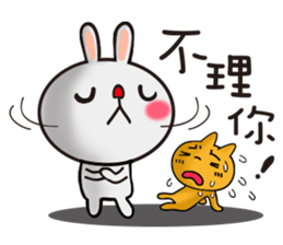 Happy # gray than the rabbit 2 sticker #8328261