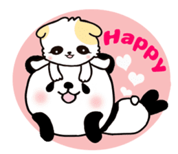 panda and kitten   kind words sticker #8328874