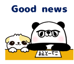 panda and kitten   kind words sticker #8328876