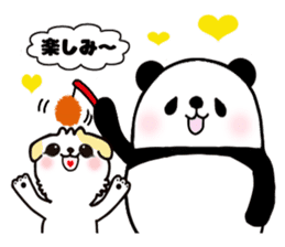 panda and kitten   kind words sticker #8328877