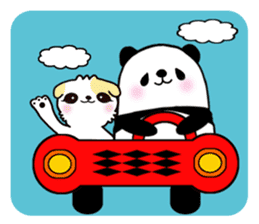 panda and kitten   kind words sticker #8328888