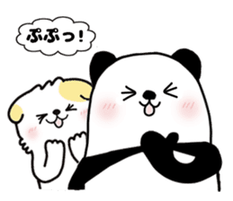 panda and kitten   kind words sticker #8328889