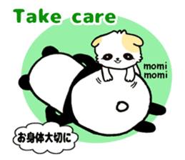 panda and kitten   kind words sticker #8328894