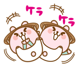 There is the peach rabbit in Vietnam. sticker #8329097