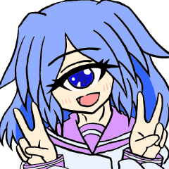 Everyday Sticker of monocular daughter