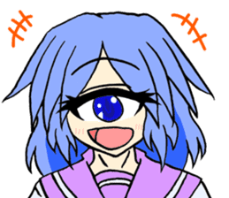 Everyday Sticker of monocular daughter sticker #8329113