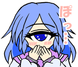 Everyday Sticker of monocular daughter sticker #8329115