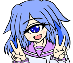 Everyday Sticker of monocular daughter sticker #8329124