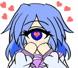 Everyday Sticker of monocular daughter sticker #8329138