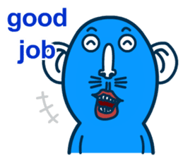 Blue Biggi V2(International) sticker #8329469