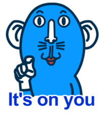 Blue Biggi V2(International) sticker #8329472