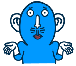 Blue Biggi V2(International) sticker #8329479