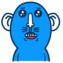 Blue Biggi V2(International) sticker #8329488
