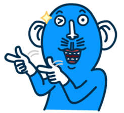 Blue Biggi V2(International) sticker #8329493