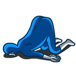 Blue Biggi V2(International) sticker #8329504