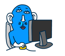 Blue Biggi V2(International) sticker #8329506