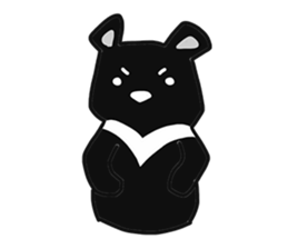 Formosan Black Bear is very cute sticker #8329644