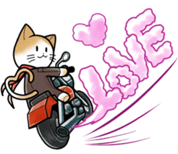 Cat Rider sticker #8329983