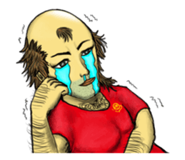 People who live in Nice town. sticker #8330195