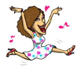 People who live in Nice town. sticker #8330219