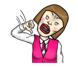 People who live in Nice town. sticker #8330223