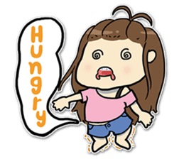 Bee Bie and cute little cat sticker #8330310