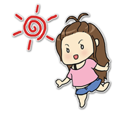 Bee Bie and cute little cat sticker #8330325