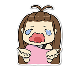 Bee Bie and cute little cat sticker #8330326