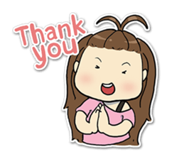 Bee Bie and cute little cat sticker #8330337