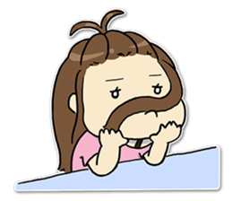 Bee Bie and cute little cat sticker #8330339