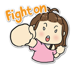 Bee Bie and cute little cat sticker #8330342