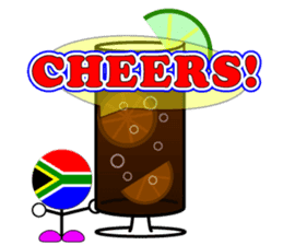 Cheers to the world ! Vol.1 sticker #8330455