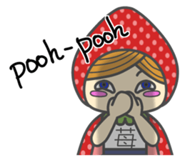 Little Strawberry Hood sticker #8330926