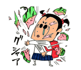 Super primary schoolchild Cika-chan 2 sticker #8330901