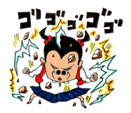 Super primary schoolchild Cika-chan 2 sticker #8330903