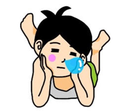 Sleepy man, Nemuo sticker #8331031