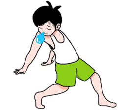 Sleepy man, Nemuo sticker #8331038