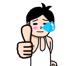 Sleepy man, Nemuo sticker #8331044