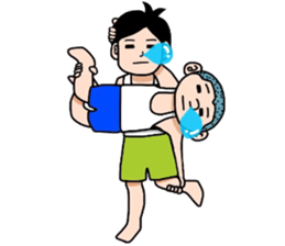 Sleepy man, Nemuo sticker #8331067